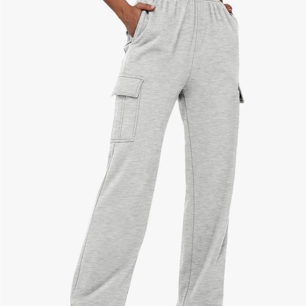 Stylish Gray Cargo Joggers for Women - Picture 1 of 5